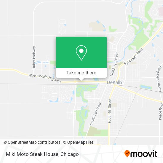 Mapa de Miki Moto Steak House