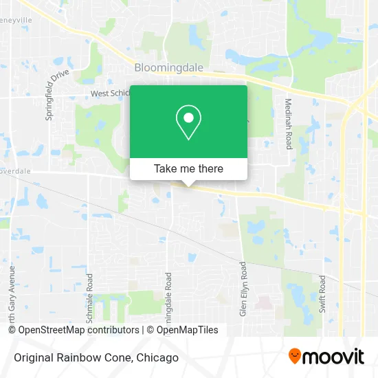 Original Rainbow Cone map