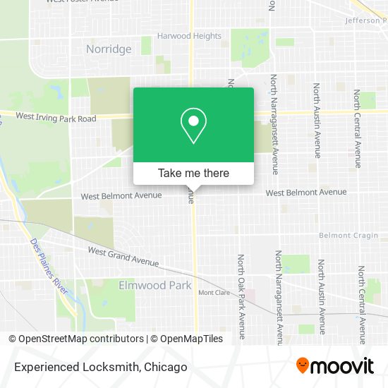 Experienced Locksmith map