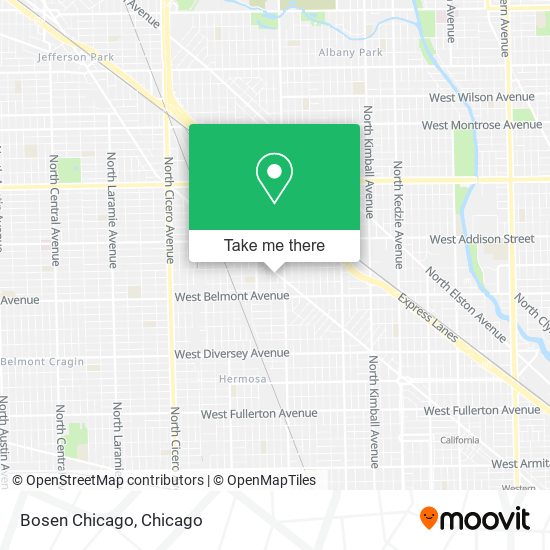 Bosen Chicago map