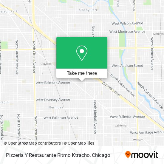 Mapa de Pizzeria Y Restaurante Ritmo Ktracho