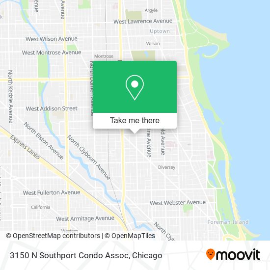 3150 N Southport Condo Assoc map