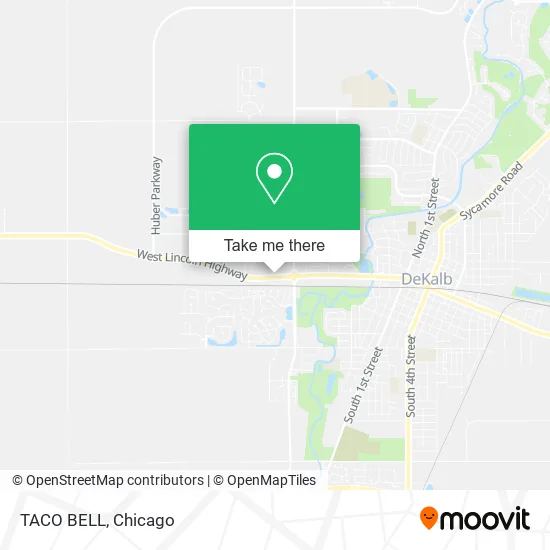 TACO BELL map