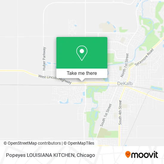 Popeyes LOUISIANA KITCHEN map