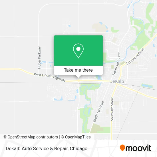 Dekalb Auto Service & Repair map