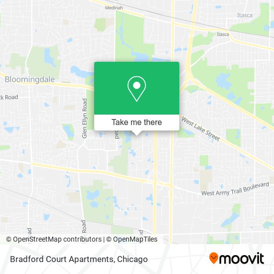 Bradford Court Apartments map