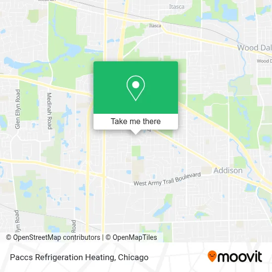 Paccs Refrigeration Heating map