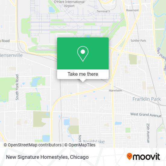 New Signature Homestyles map