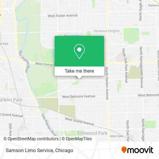 Samson Limo Service map