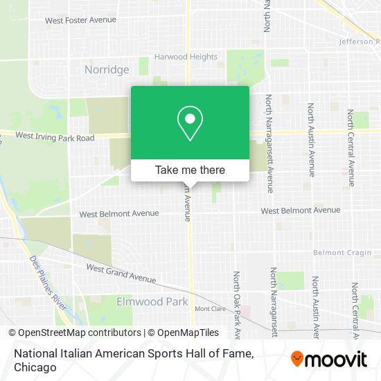 Mapa de National Italian American Sports Hall of Fame