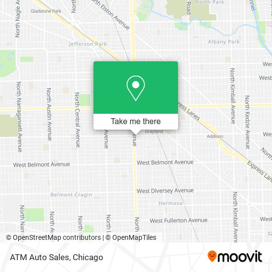 Mapa de ATM Auto Sales