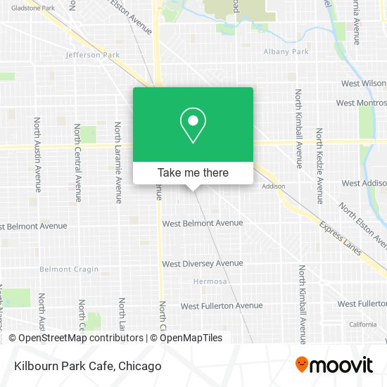 Mapa de Kilbourn Park Cafe