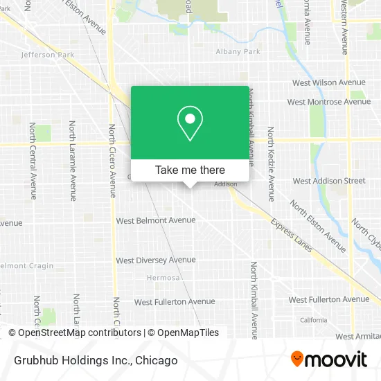 Grubhub Holdings Inc. map