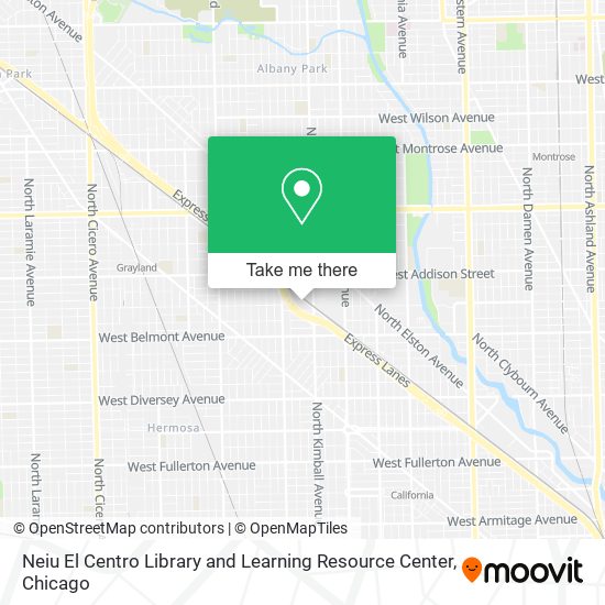 Neiu El Centro Library and Learning Resource Center map
