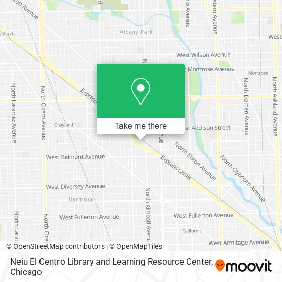 Mapa de Neiu El Centro Library and Learning Resource Center