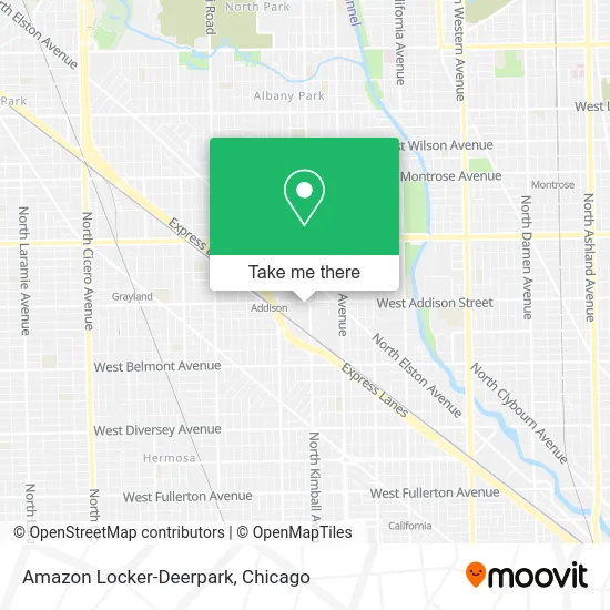 Amazon Locker-Deerpark map