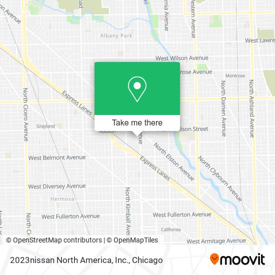 2023nissan North America, Inc. map