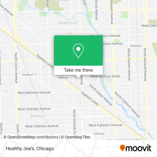 Mapa de Healthy Joe's