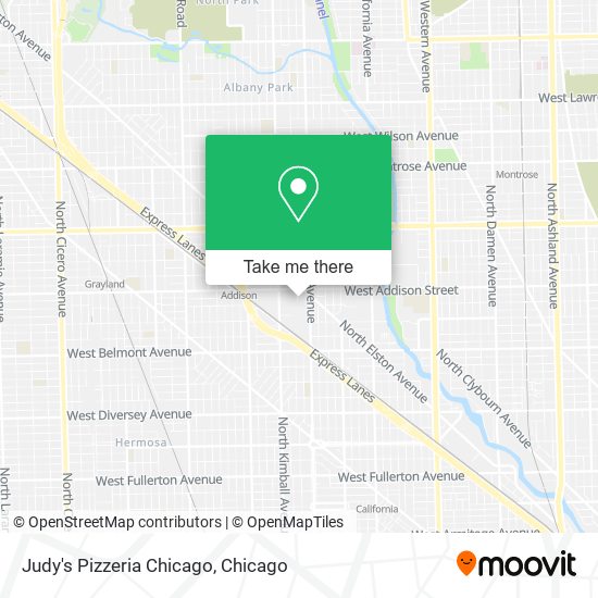 Mapa de Judy's Pizzeria Chicago