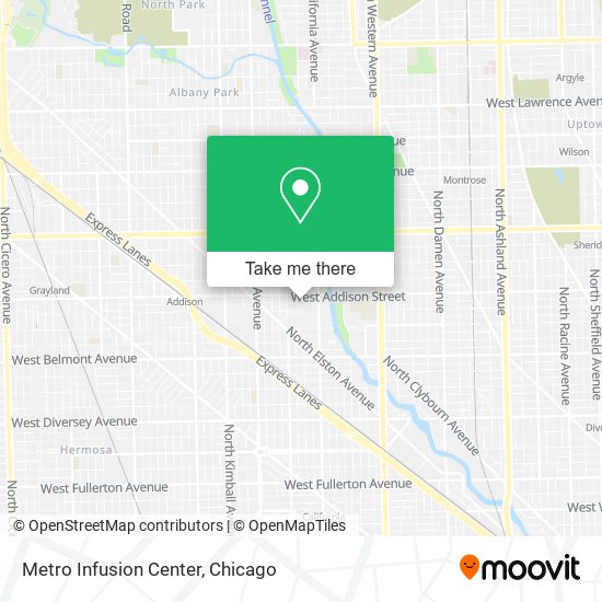 Metro Infusion Center map