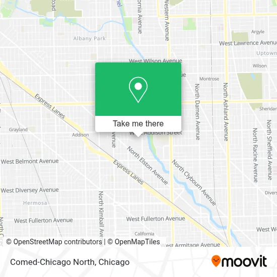 Comed-Chicago North map