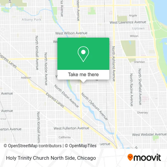 Holy Trinity Church North Side map