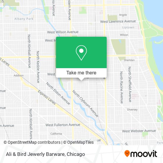 Ali & Bird Jewerly Barware map