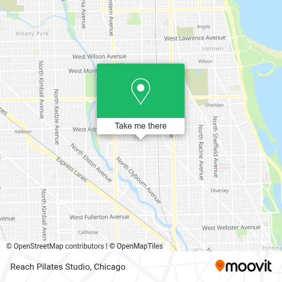 Reach Pilates Studio map