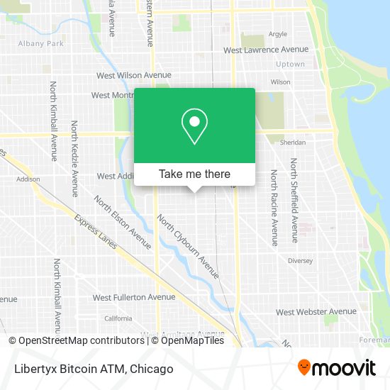 Mapa de Libertyx Bitcoin ATM