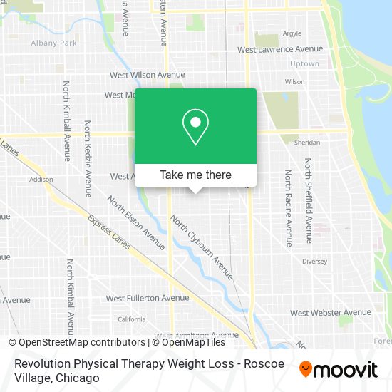 Revolution Physical Therapy Weight Loss - Roscoe Village map