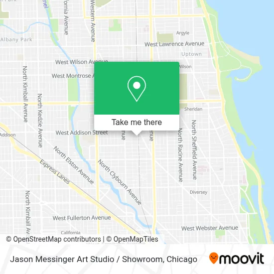 Jason Messinger Art Studio / Showroom map