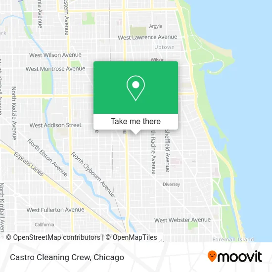 Castro Cleaning Crew map