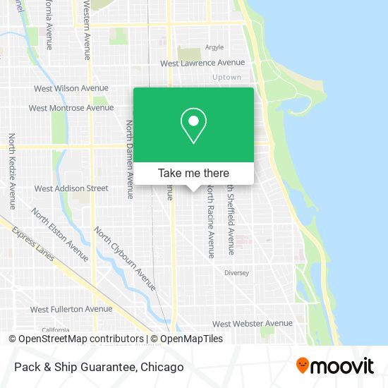 Mapa de Pack & Ship Guarantee