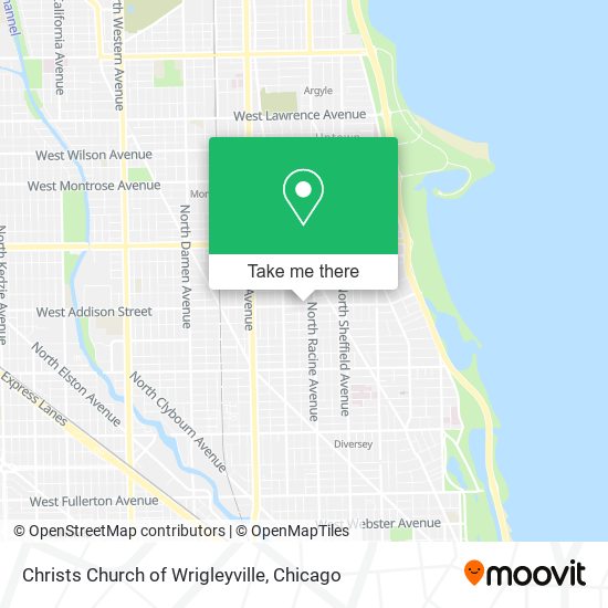 Christs Church of Wrigleyville map