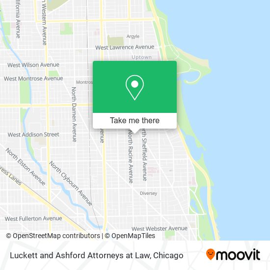 Luckett and Ashford Attorneys at Law map