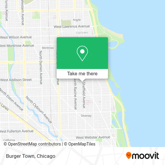Burger Town map