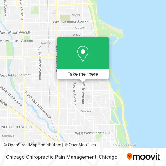 Chicago Chiropractic Pain Management map