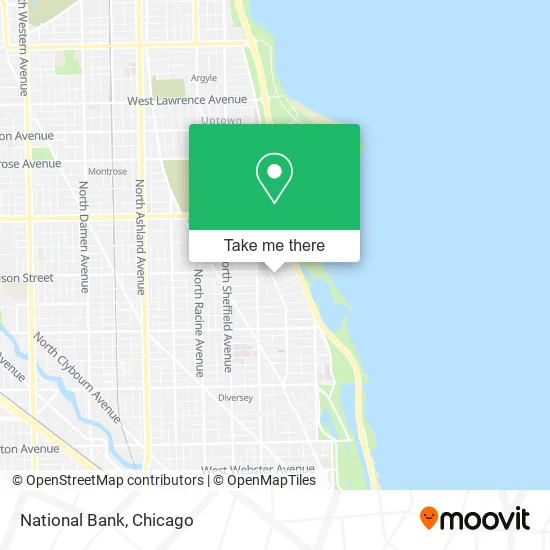 National Bank map