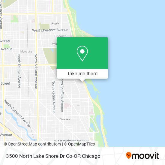 3500 North Lake Shore Dr Co-OP map