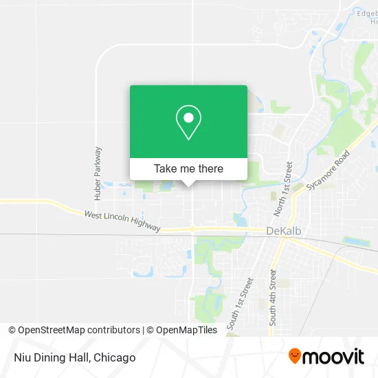 Niu Dining Hall map