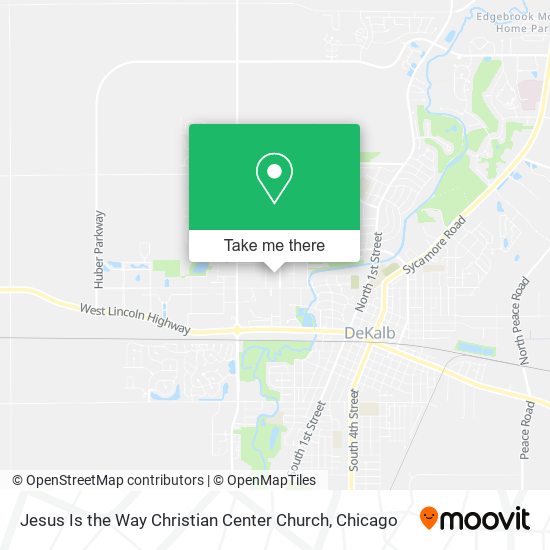 Jesus Is the Way Christian Center Church map
