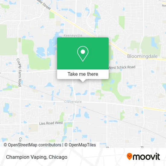 Champion Vaping map