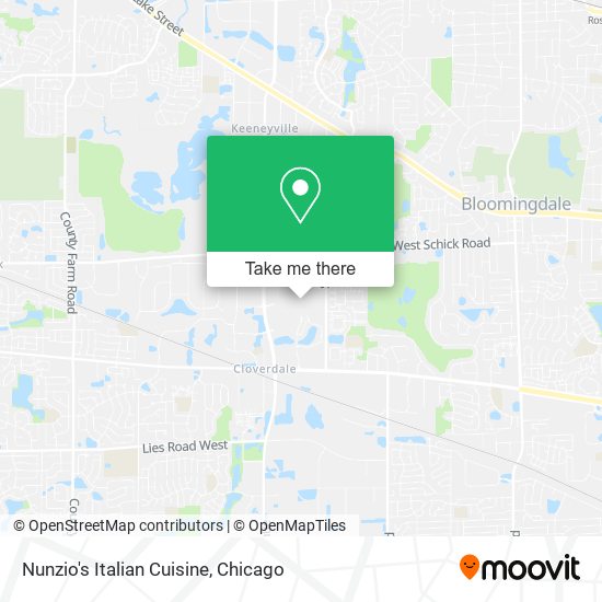 Nunzio's Italian Cuisine map