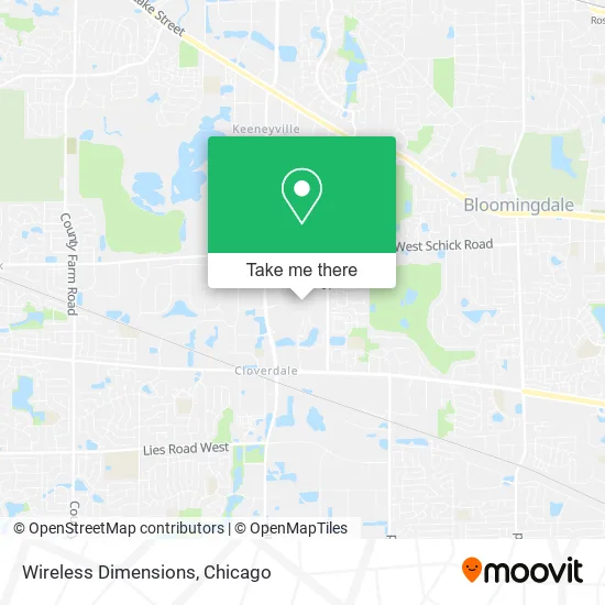 Wireless Dimensions map
