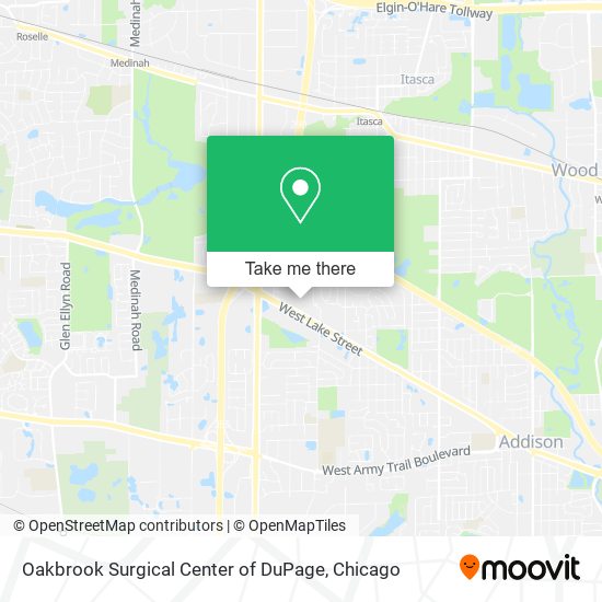 Oakbrook Surgical Center of DuPage map