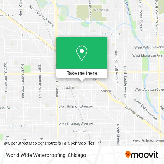 Mapa de World Wide Waterproofing
