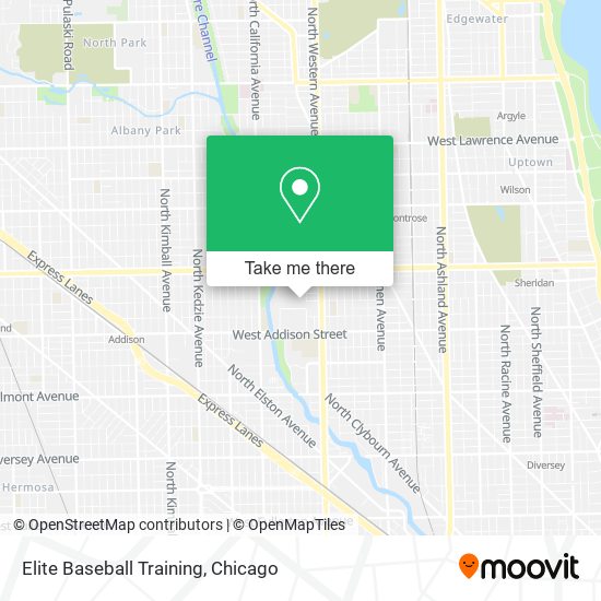 Elite Baseball Training map