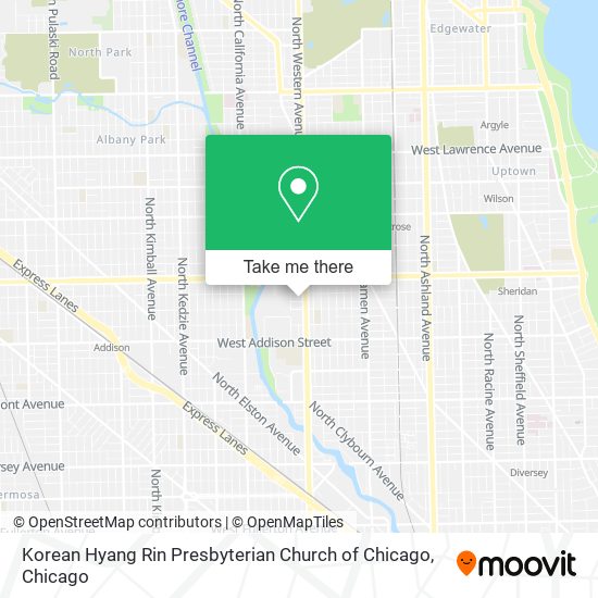 Korean Hyang Rin Presbyterian Church of Chicago map