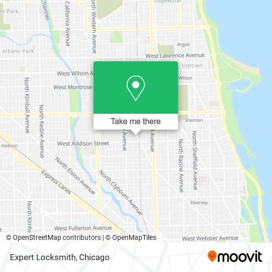 Expert Locksmith map