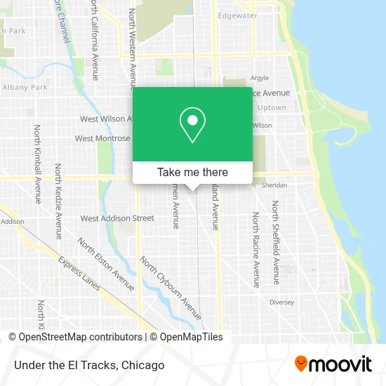 Under the El Tracks map